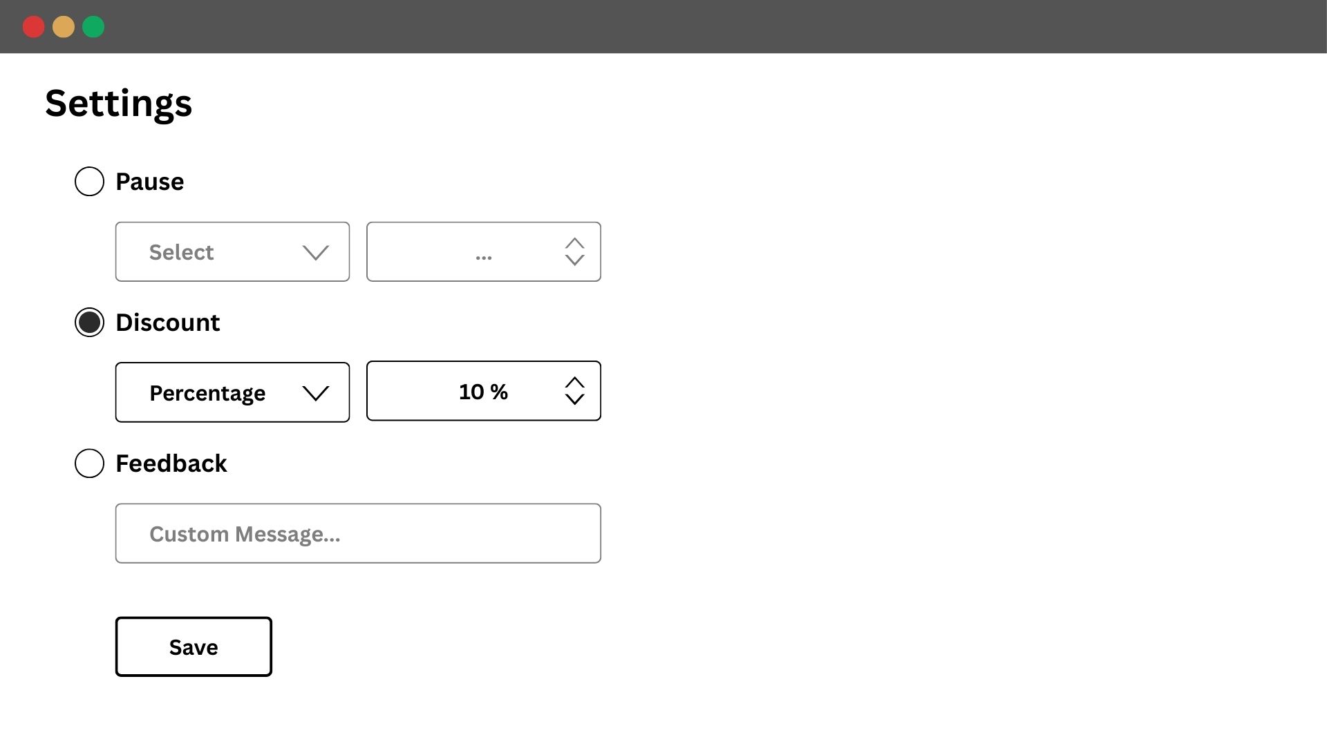 Admin Settings